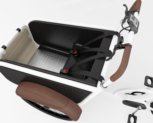 Frontplaat bakfiets – Front plate carrier cycle Van Drenth Buighout